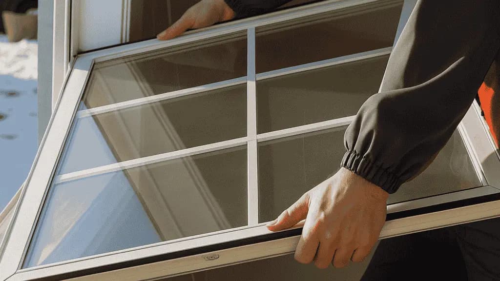 Residential window glass replacement