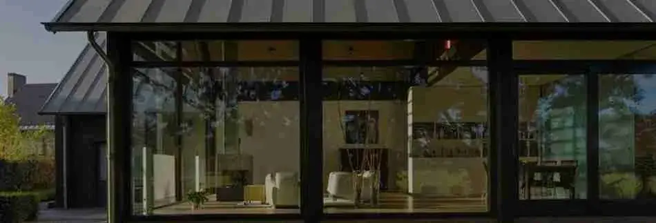 Finished residential glass project